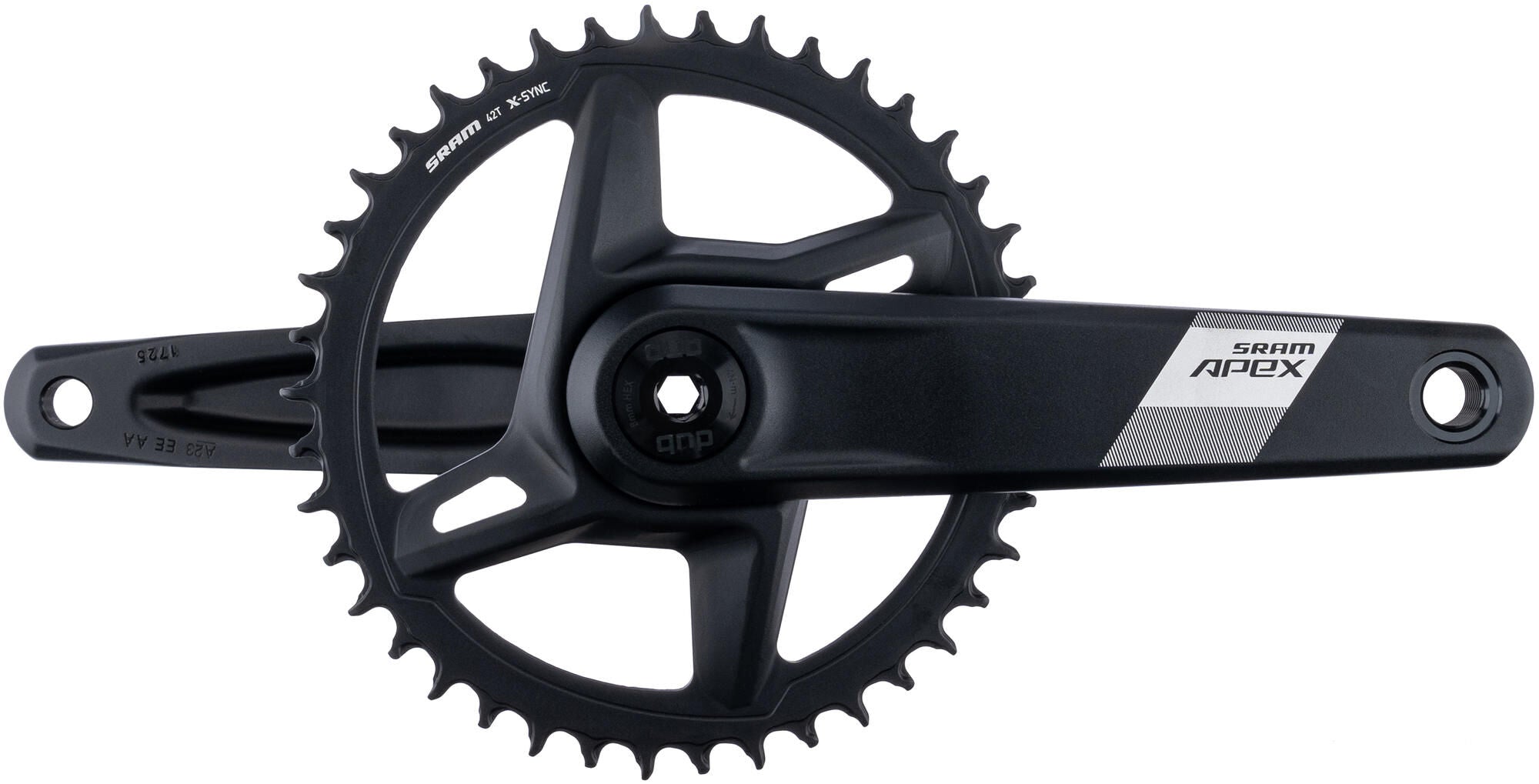 Sram crankstel apex 1 crankset apex 1 42t 172,5mm cannondale ai