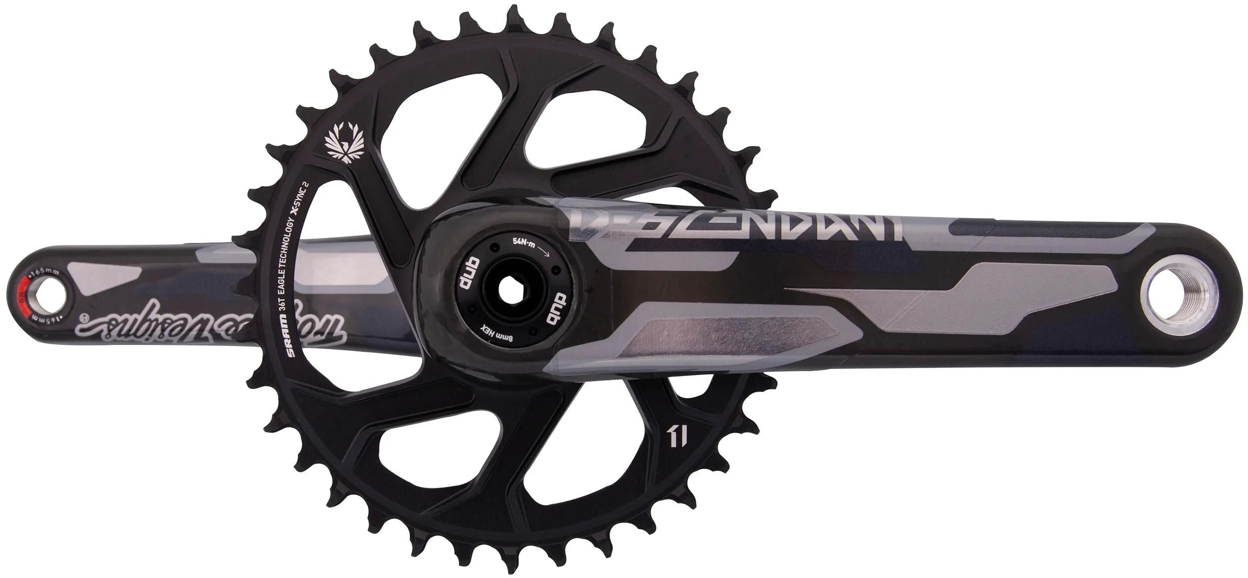 Truvativ kettenradgarnitur descendant troy lee design eagle dh crankset truv.desc.troy lee de.eagle dh dub83 36t
