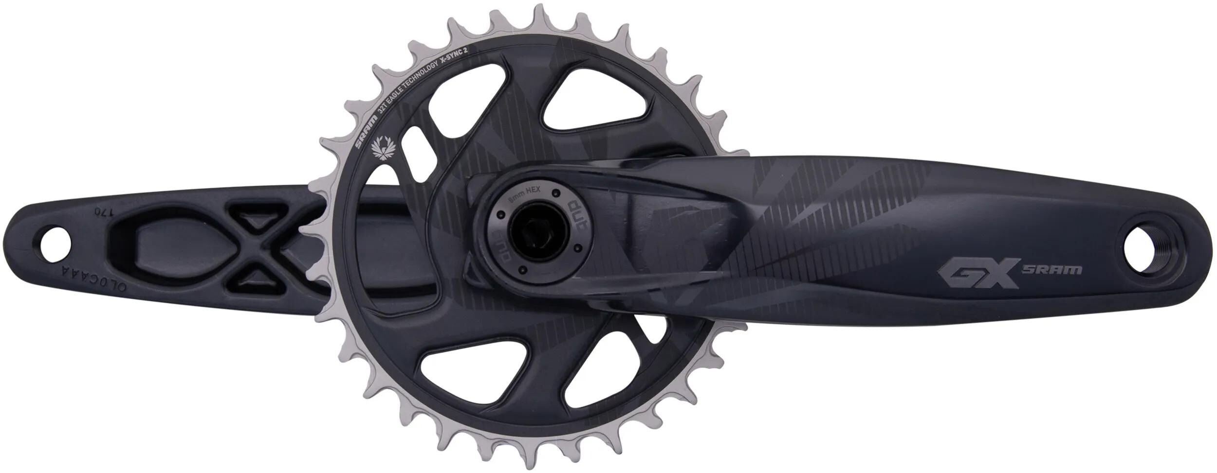 Sram kettenradgarnitur gx eagle crankset gx eagle 32t boost 170mm