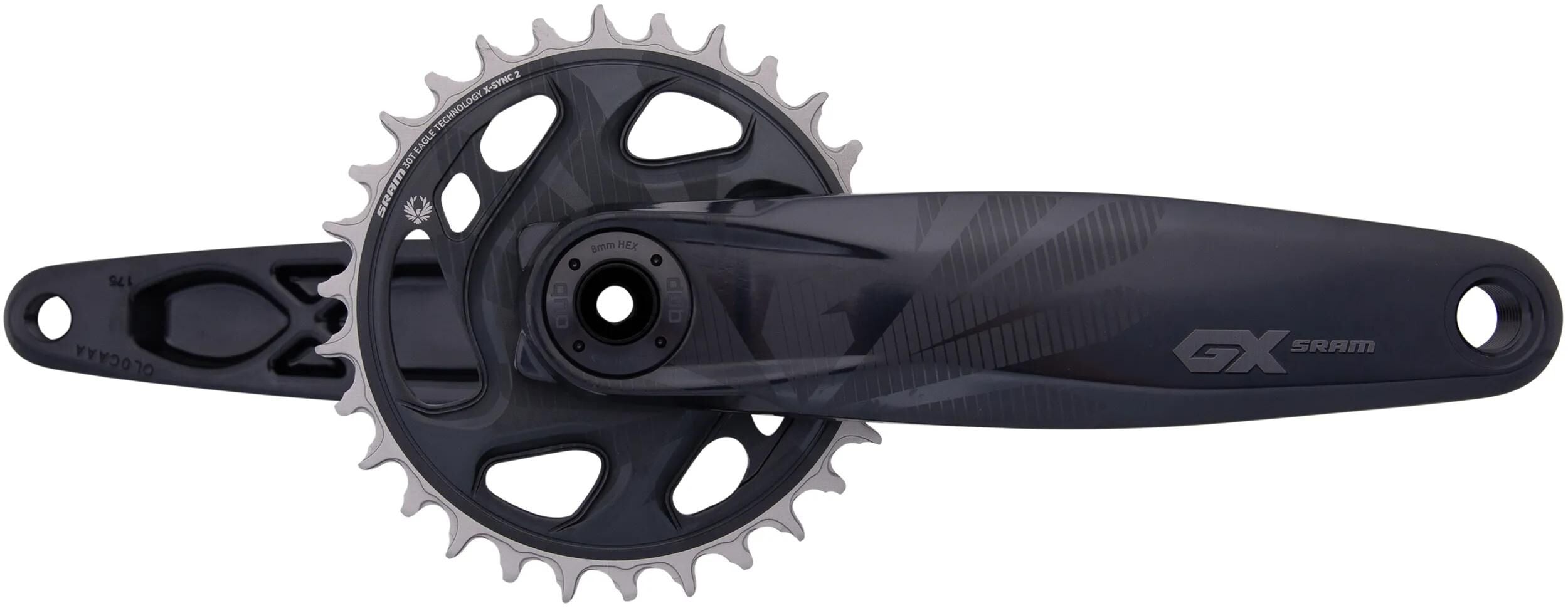 Sram kettenradgarnitur gx eagle crankset gx eagle 30t fatbike 4 175mm