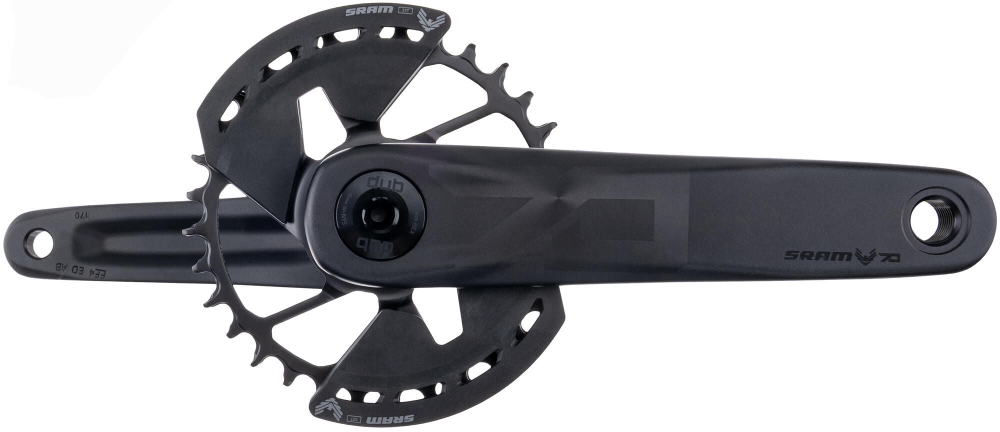 Sram crankstel eagle 70 transmission krg 70 eagle tt dub 170mm 32 inch steel black