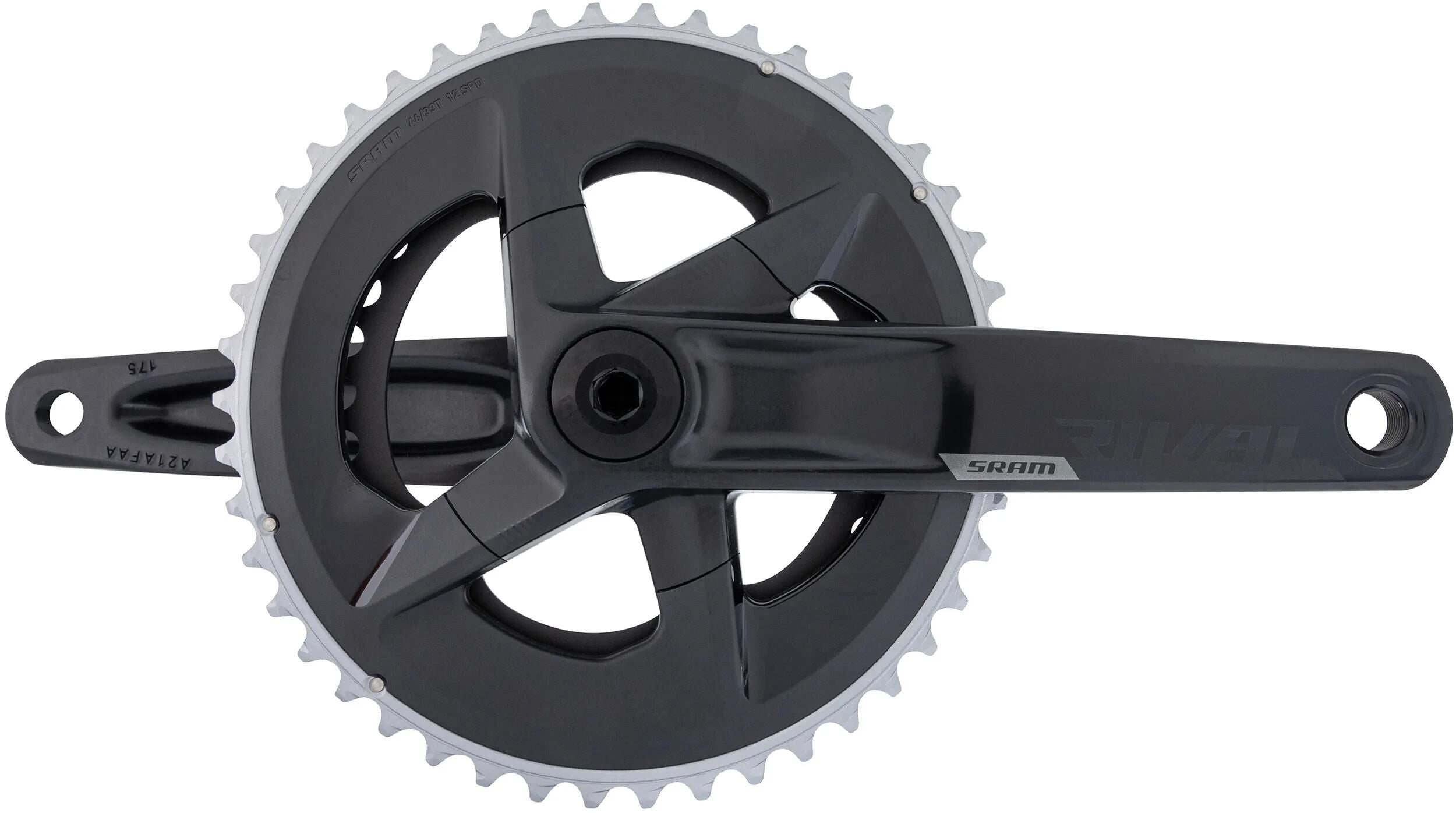 Sram kettenradgarnitur rival axs crankset pow.meter rival axs 33 46t 175mm