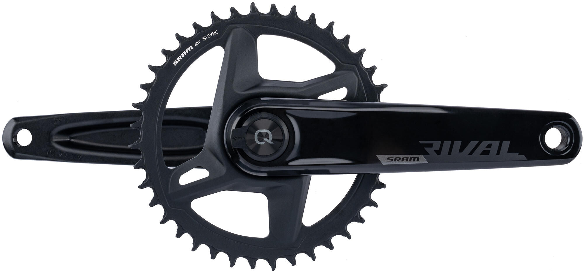 Sram crankstel rival 1 axs crankset pow.meter rival 1 axs 40t 175mm