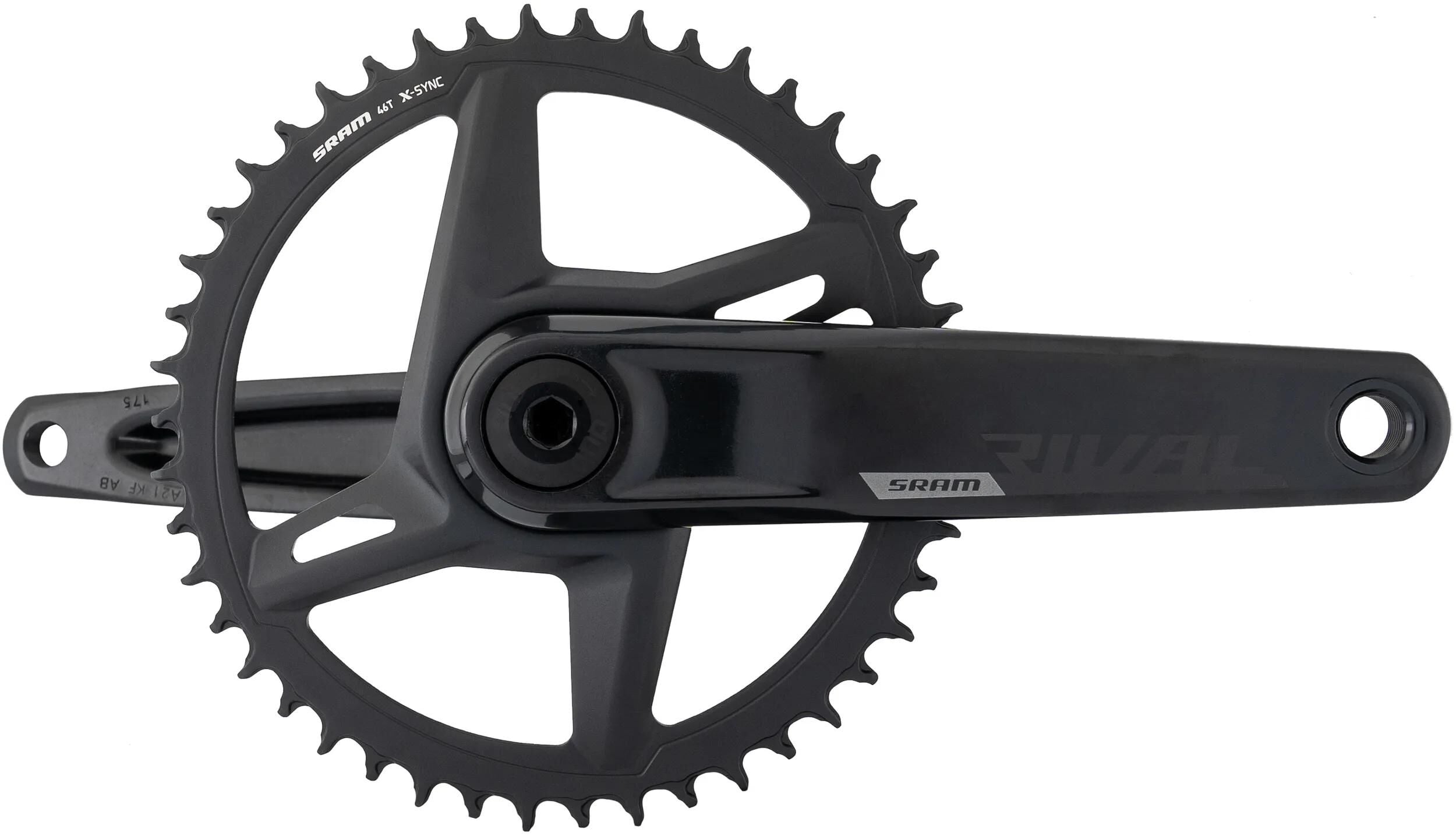 Sram kettenradgarnitur rival 1 axs crankset pow.meter rival 1 axs 46t 175mm