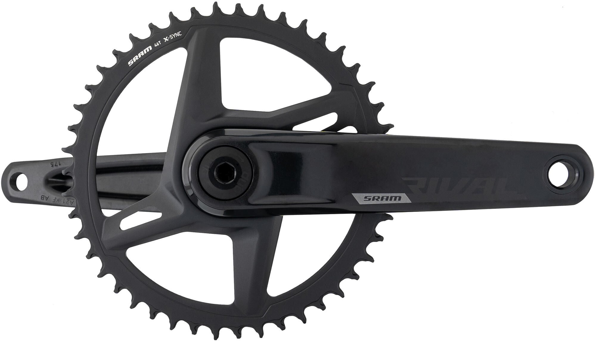 Sram crankstel rival 1 axs crankset pow.meter rival 1 axs 46t 175mm