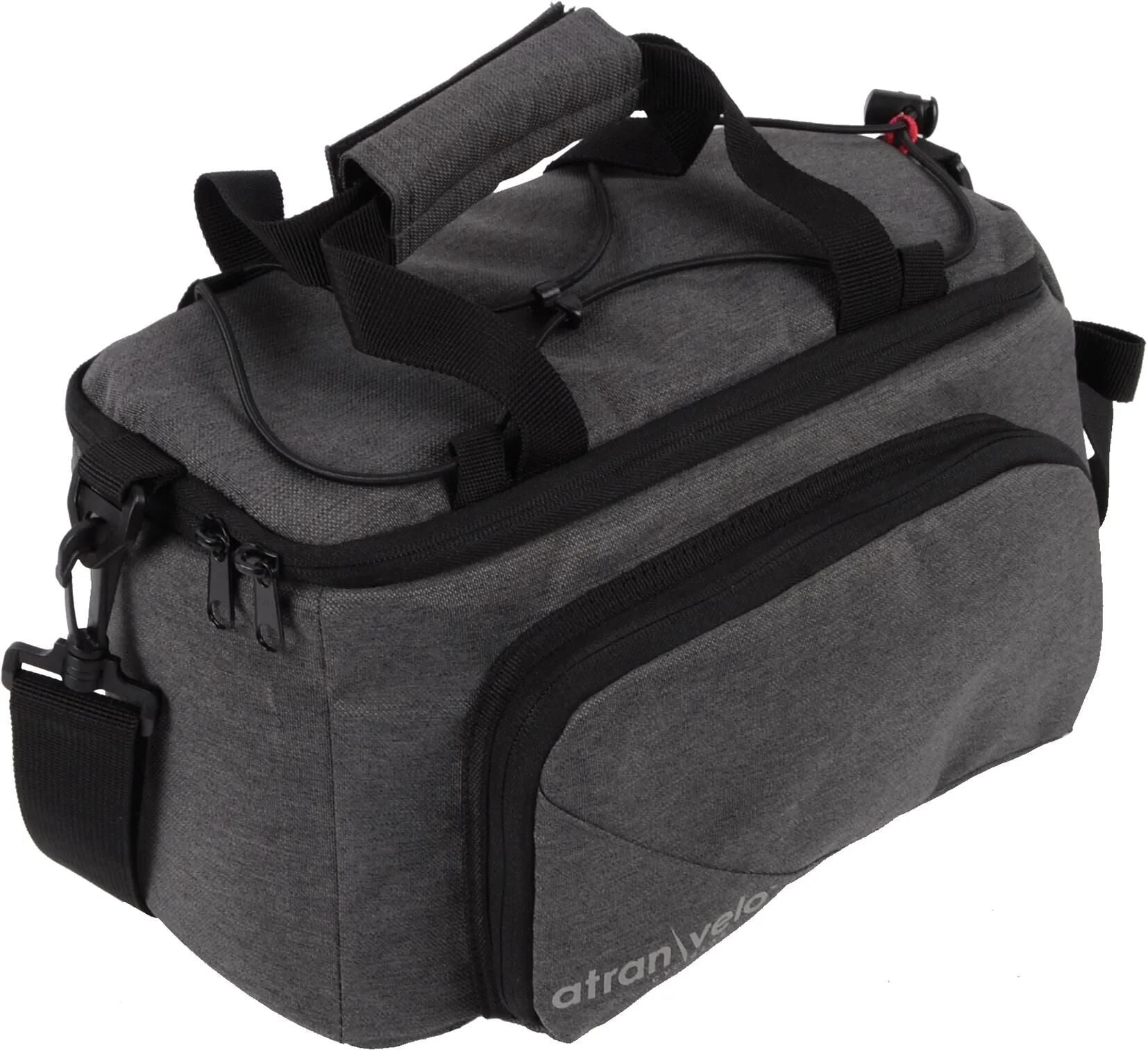 Atranvelo gepäckträgertasche zap avs trunk bag at.velo zap avs grey black