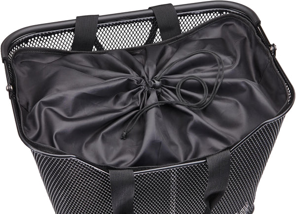 Racktime mandinzet lea basket insert lea black