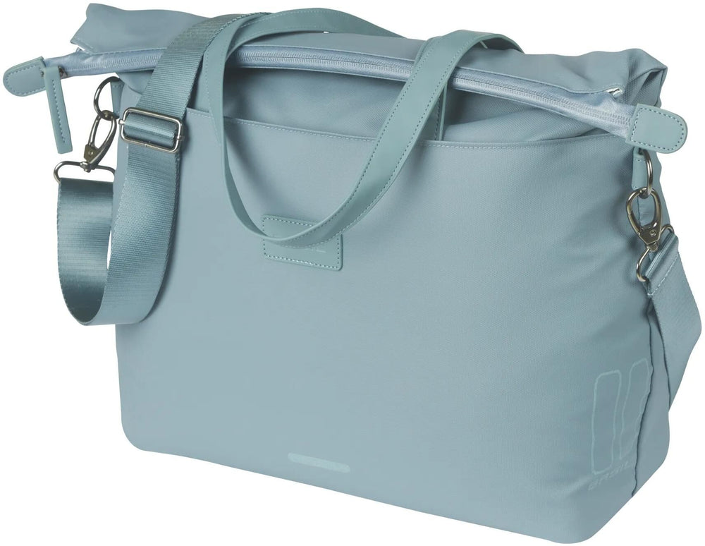 Basil laptop fietstas manhattan 12 liter 12 x 38 x 30 cm - grafietblauw