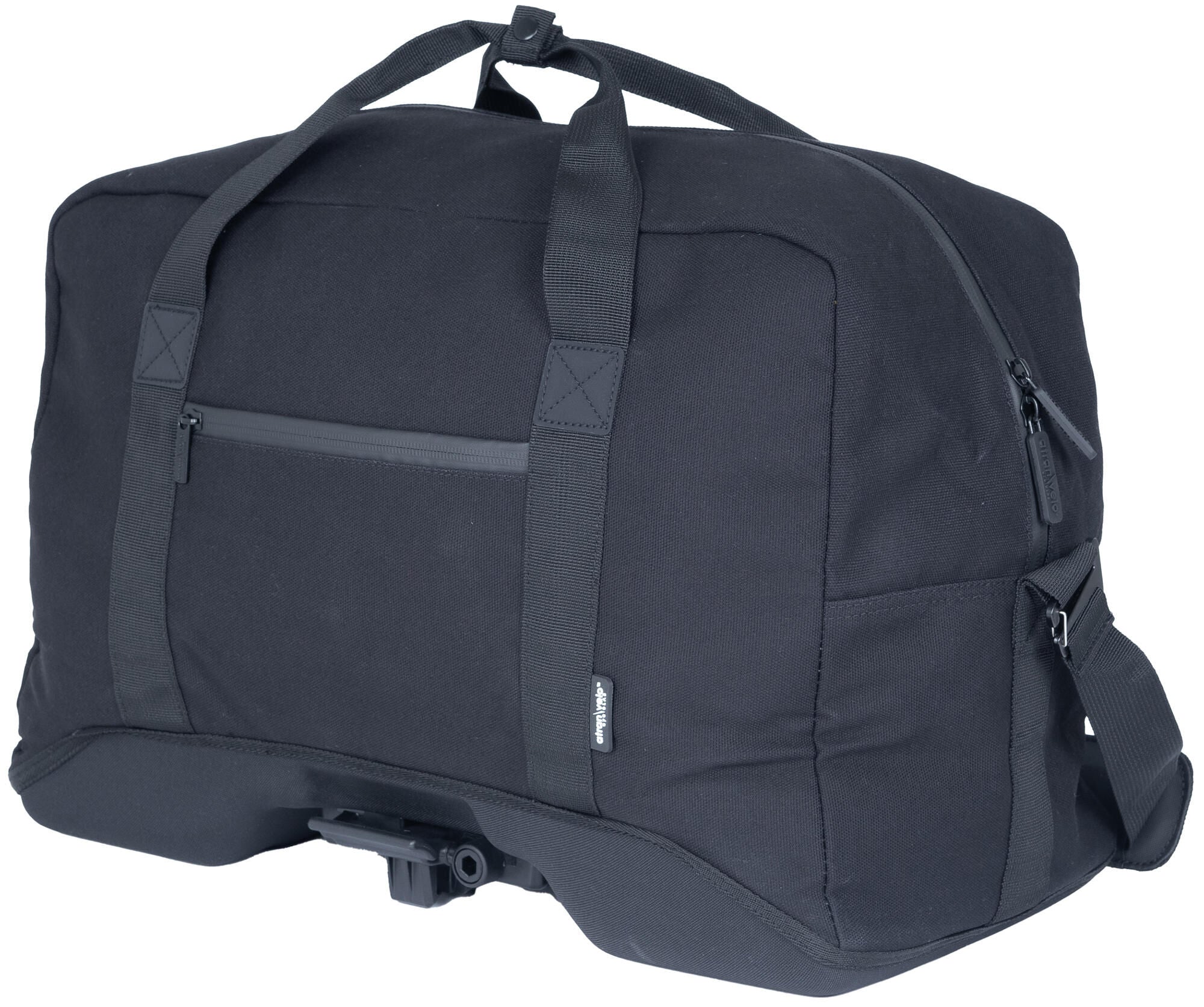 Atranvelo bagagedragertas metro duffle rack bag at.velo metro tote black