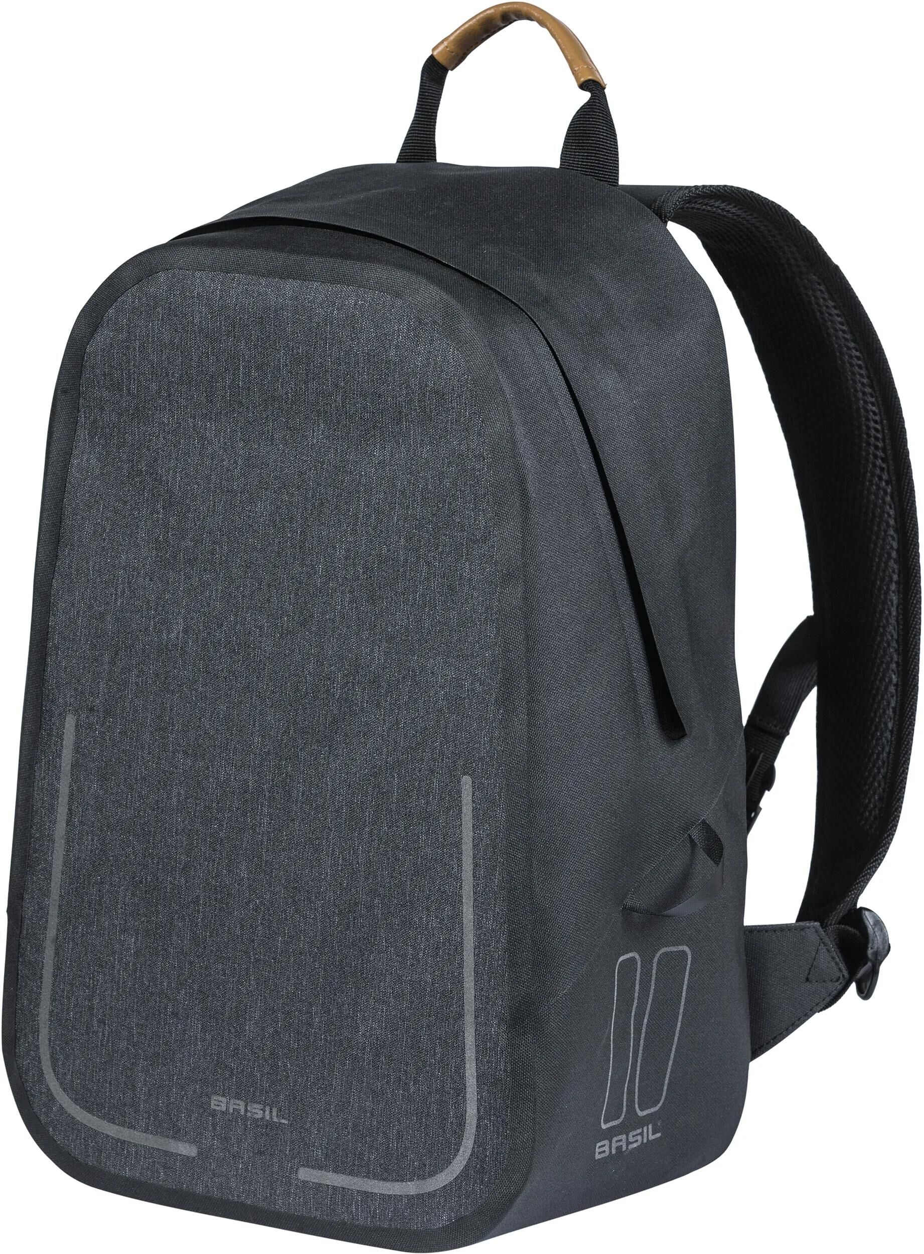 Basil Urban Dry Backpack - waterdichte fietsrugzak - grijs