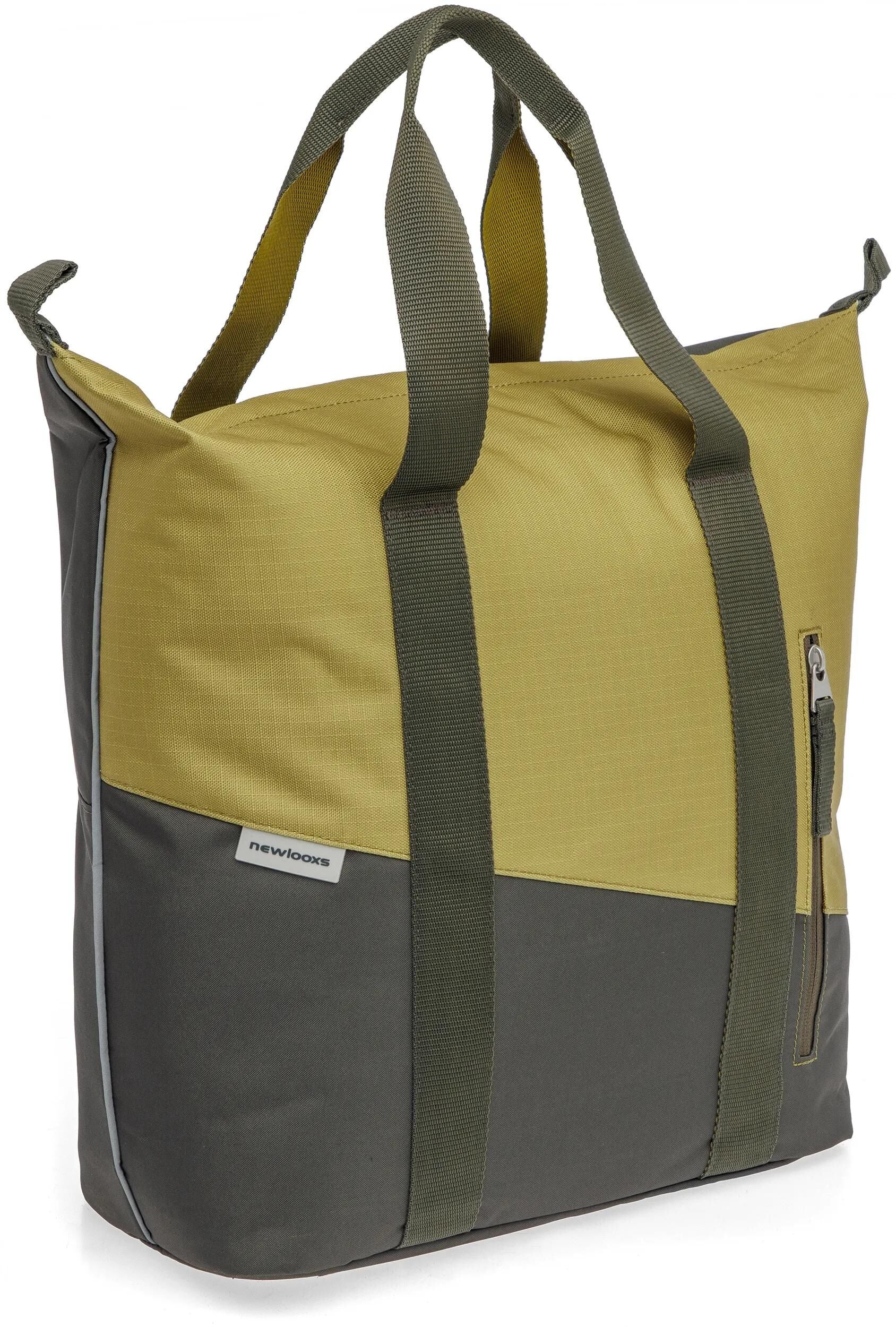 Nieuwe tas looxs kota shopper | Oslo | olijfgroen geel | 24l