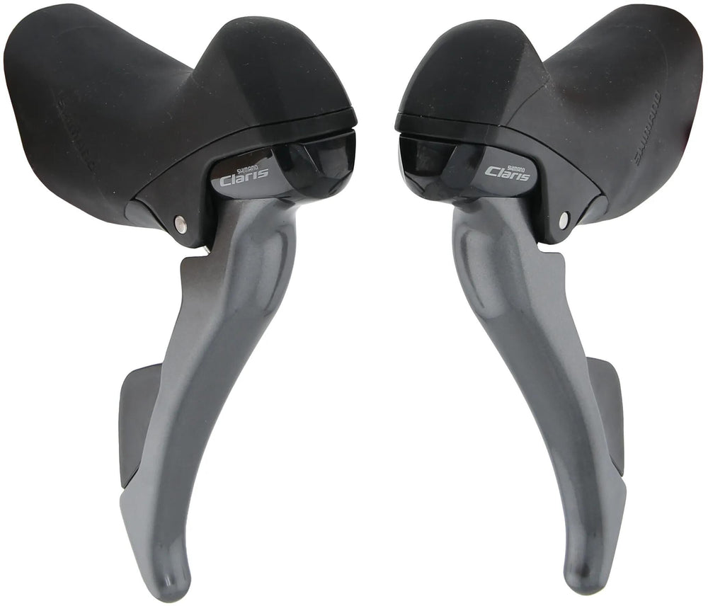Shimano Versteller-remhendelset 2 x 8 speed Claris ST-R2000 grijs zwart