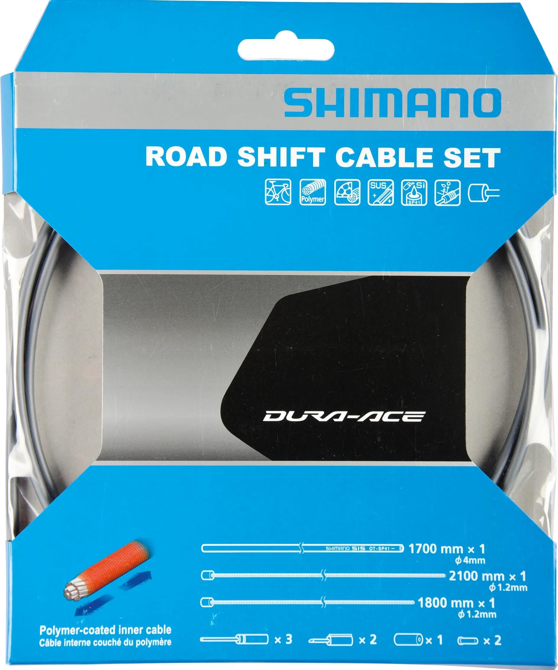 Shimano ot-sp41 polymer shift cable set for r9100 r8000 | grey