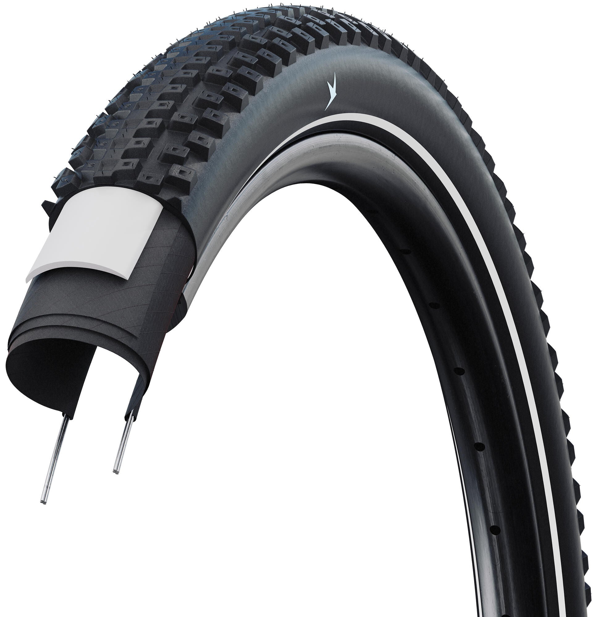 Schwalbe buitenband advancer hybrid active line tyre adv.hybrid act.line 57-584