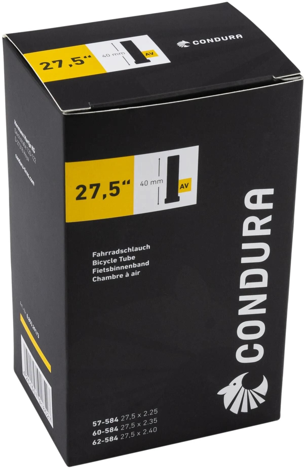 Condura schlauch tube 27.5 av40 57 62-584