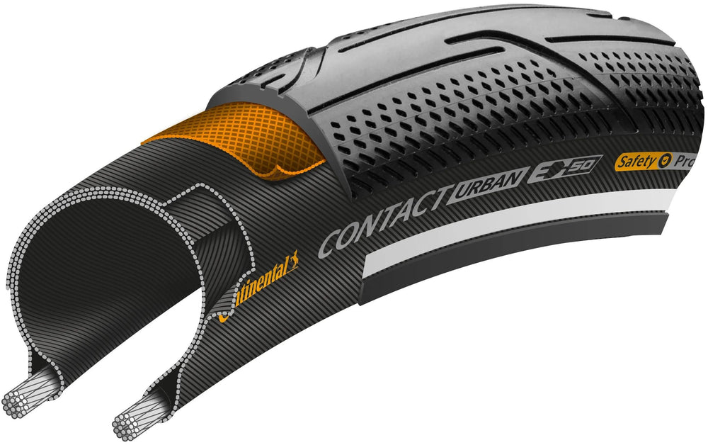 Continental buitenband contact urban 47-559 (26x1,75) reflex zwart