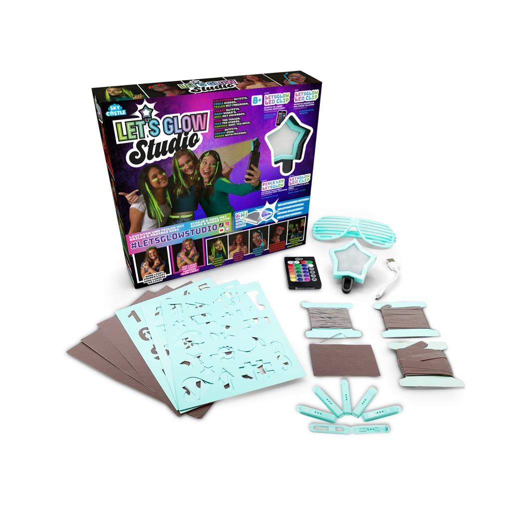 Basis luchtkasteel laten we gloeien studio