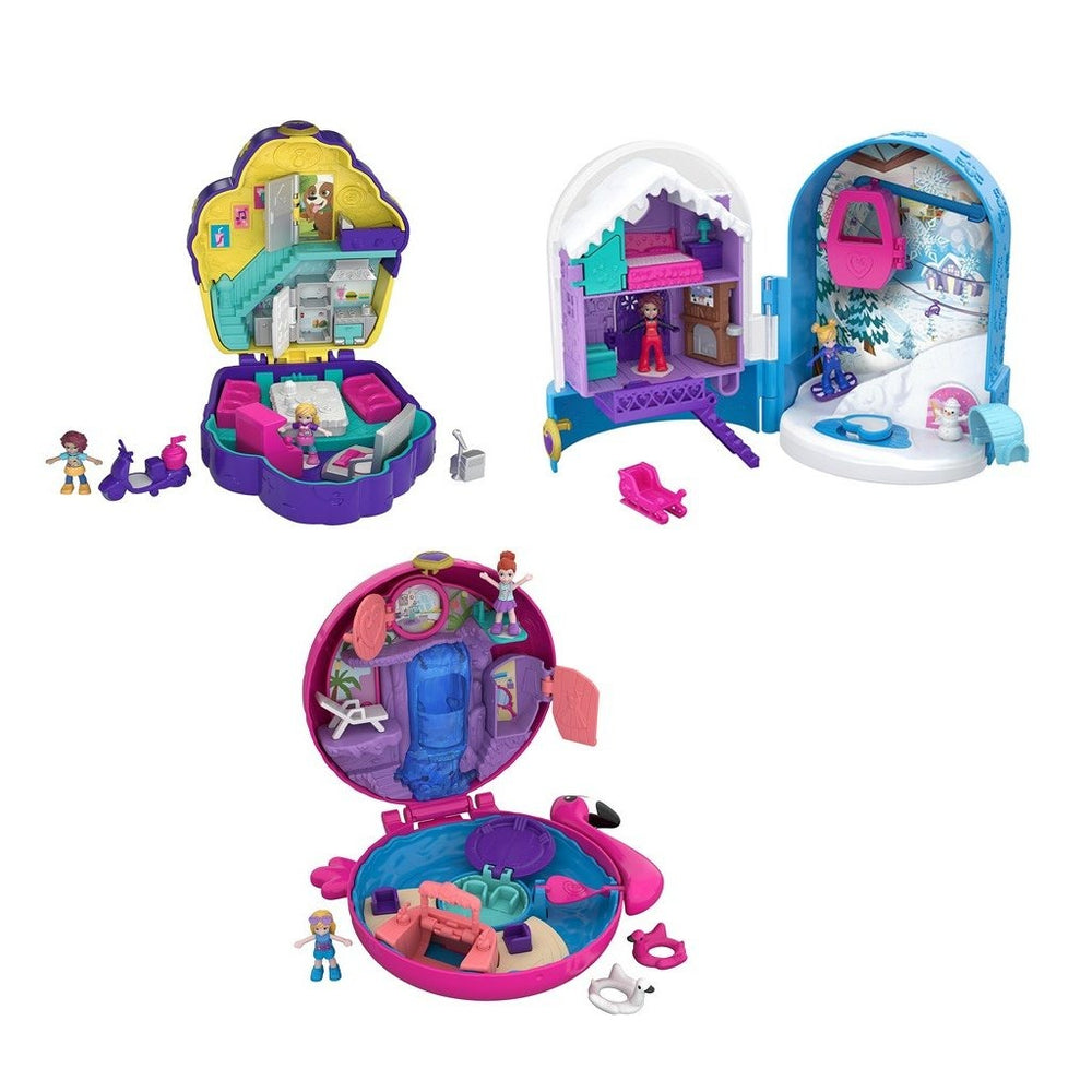 Mattel Polly Pocket Pocket Wereld Otter Aquarium