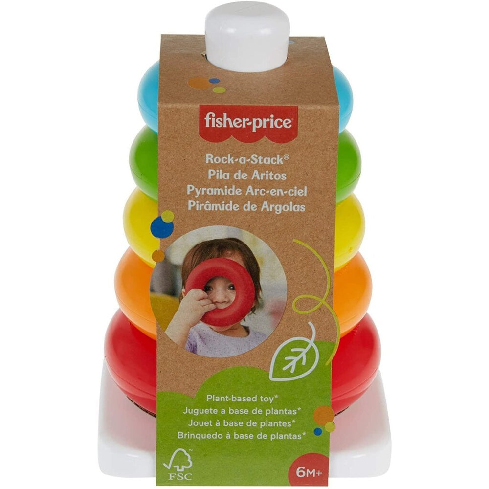 Fisher-Price Kleurenringpiramide (milieuvriendelijk)