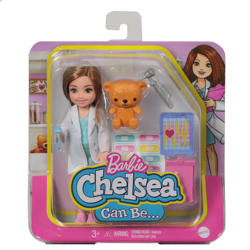 Barbie Chelsea kan als speelset worden gebruikt