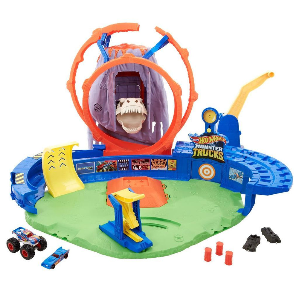 Mattel Monster Trucks T-Rex Vulkaan Arena