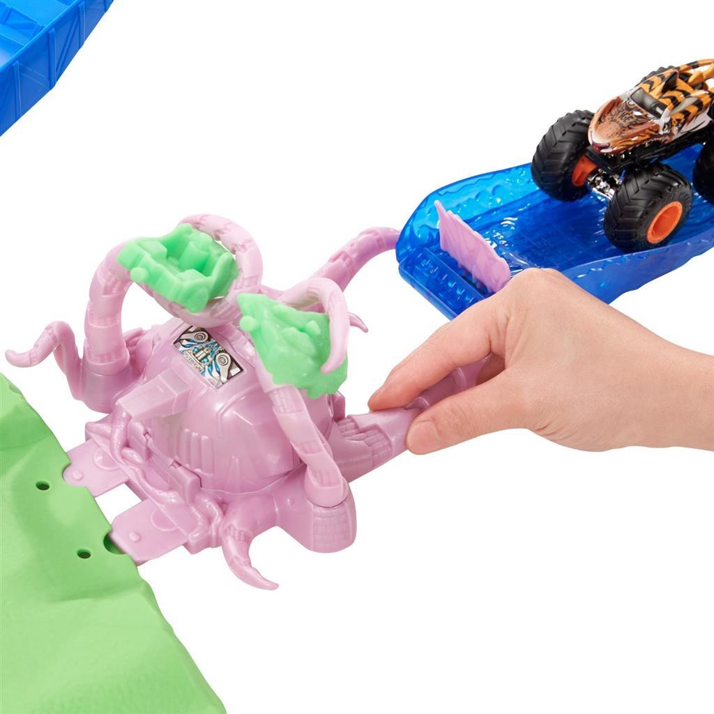 Mattel Monster Trucks T-Rex Vulkaan Arena