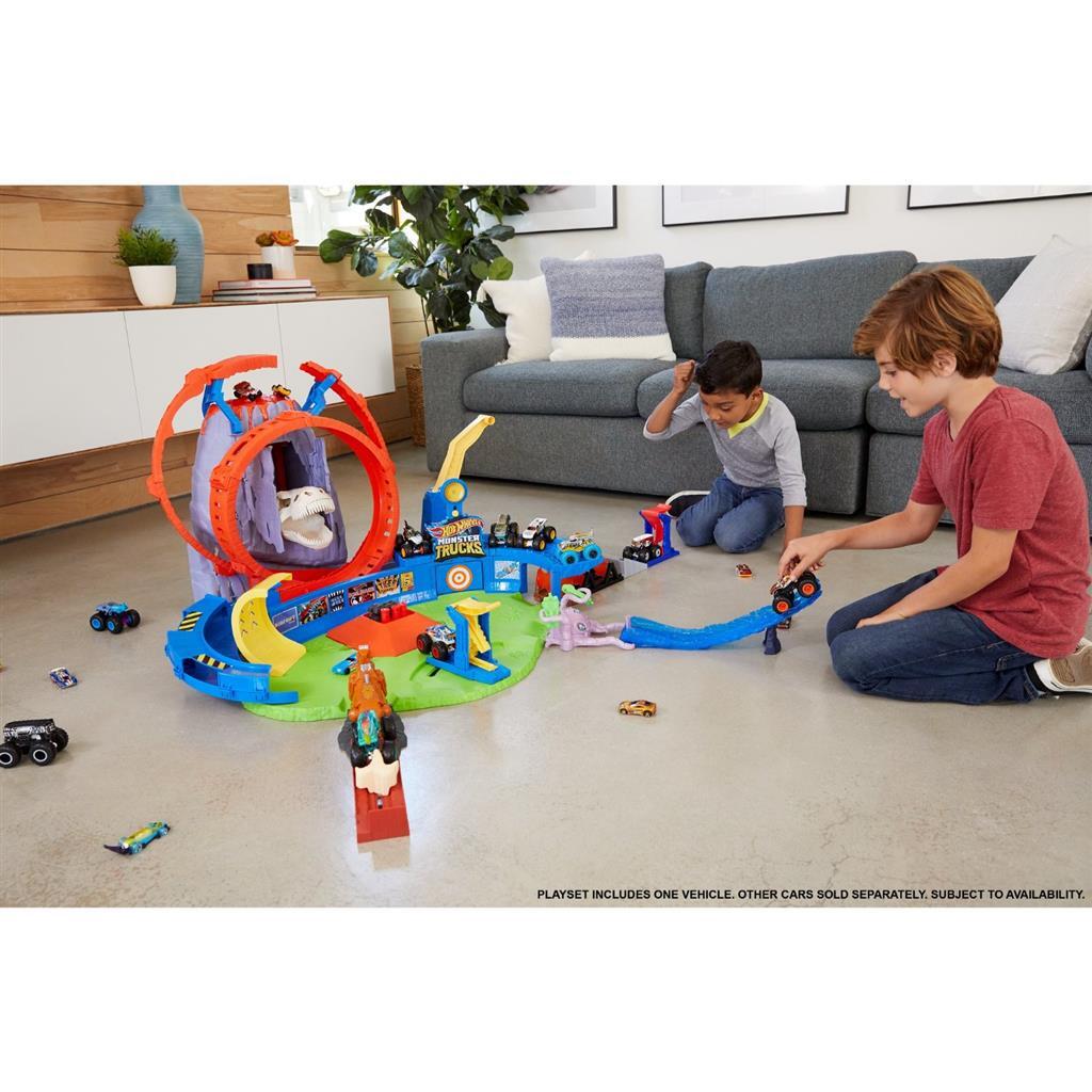 Mattel Monster Trucks T-Rex Vulkaan Arena