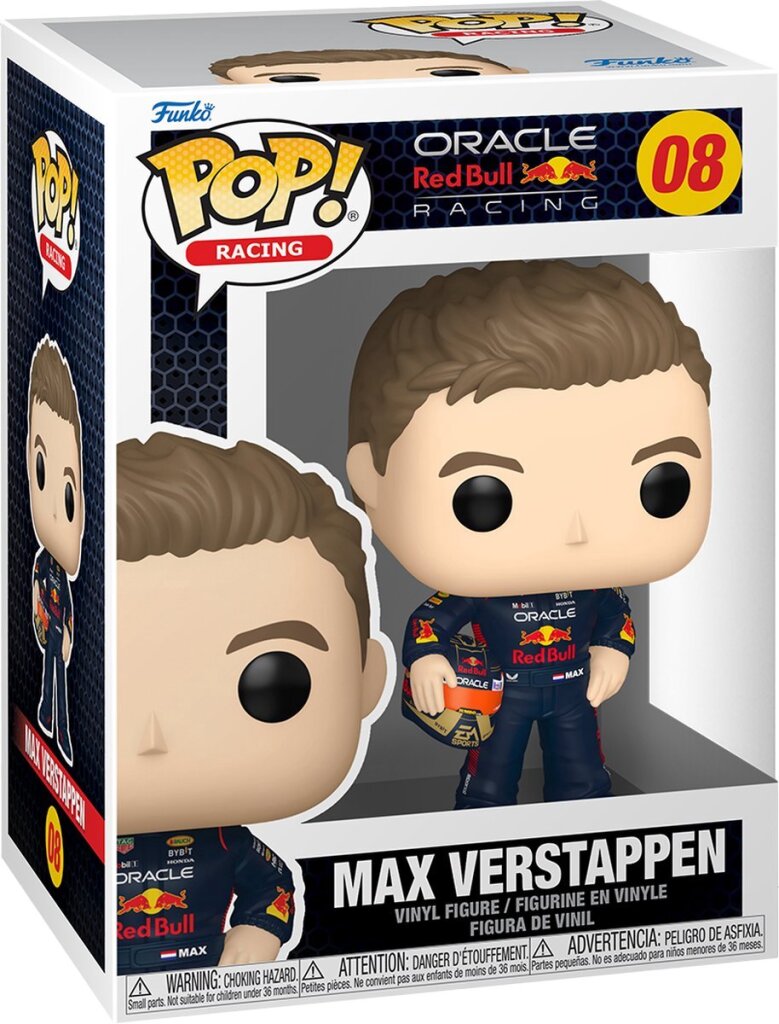 Funko pop! formule 1 max verstappen met helm