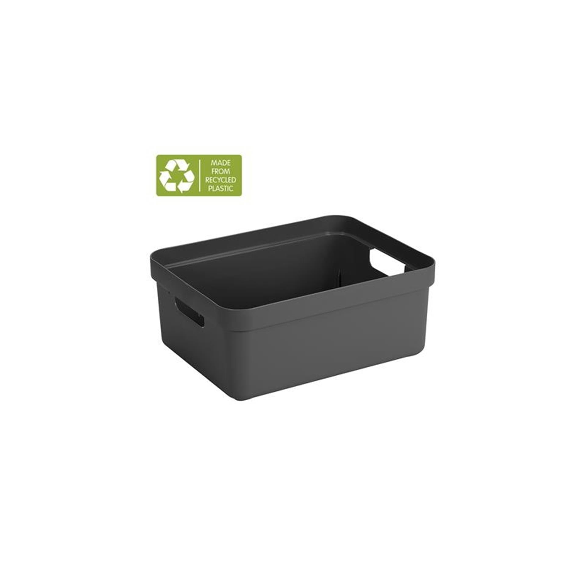 Sunware sigma home opbergbox 24l antraciet 44,5 x 34,5 x 18 cm