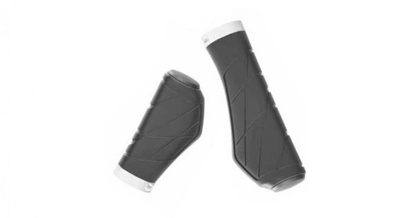 Qtcycletech Qt ergonomic grips with lockring (22.3) 95 130mm black on card