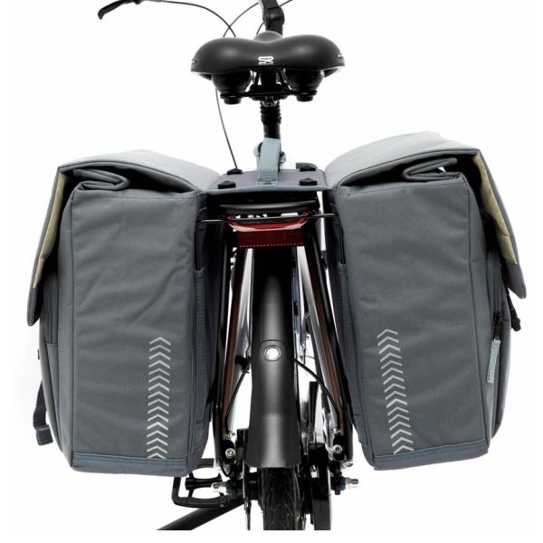Nieuw tas looxs tulum mik dubbel zwart | 32l