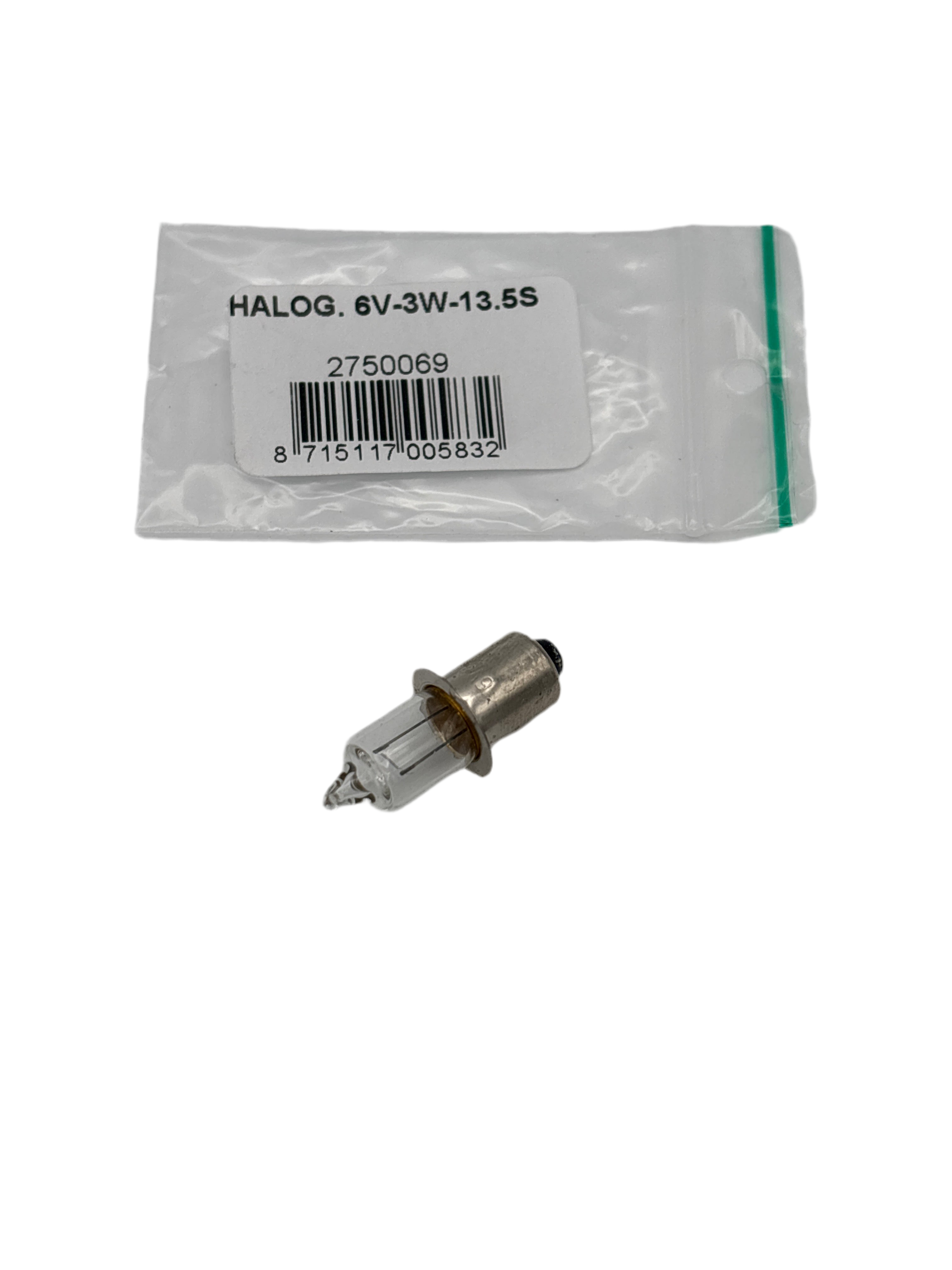Lampe halogène 6V-3W Px13 , par pièce