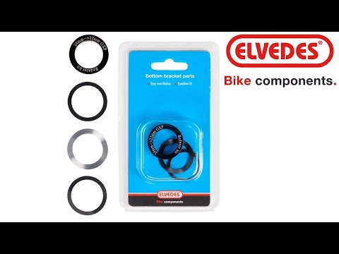 Kit de réduction Elvedes - adaptateur de boîtier de pédalier de 24 mm à 22 mm GXP (4 pièces)