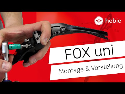Hebie achtervork standaard universeel fox i 26''-28'' links+rechts montage zwart