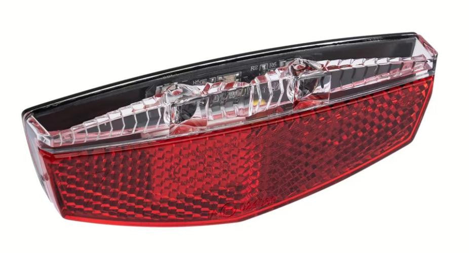 Qtcycletech qt achterlicht 2-led 50 80 mm montage inclusief batterijen op kaart