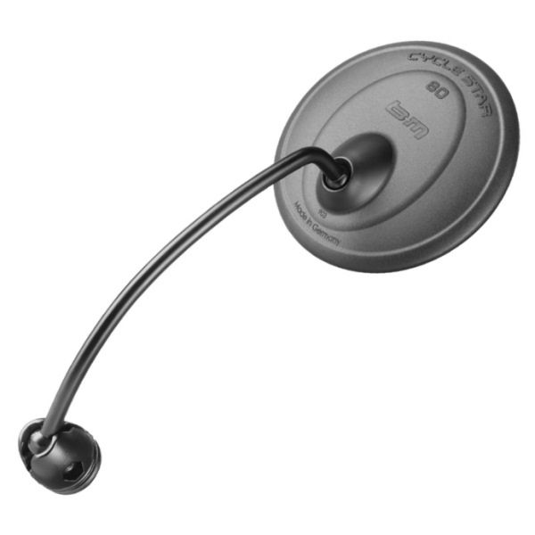 Busch Muller Fietsspiegel BUSCH MÜLLER 901 ø80 mm met 13 cm lange staaf