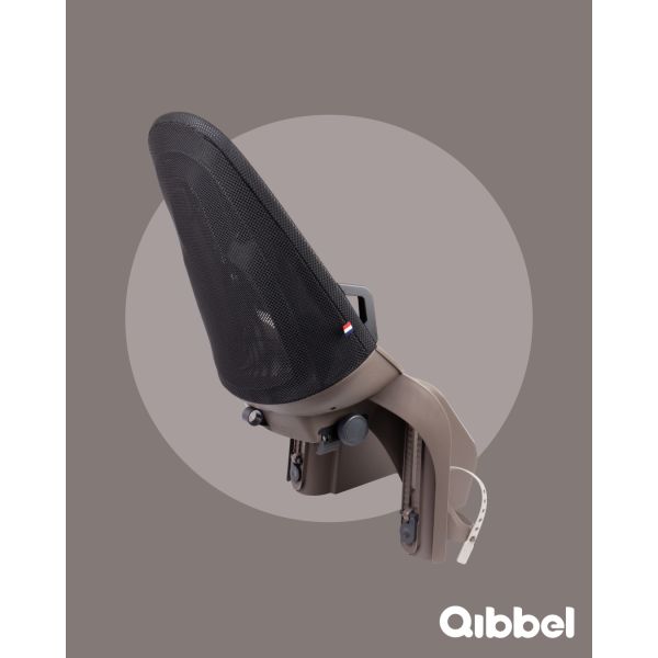 Qibbel achterzitje luchtframe zwart lichtbruin