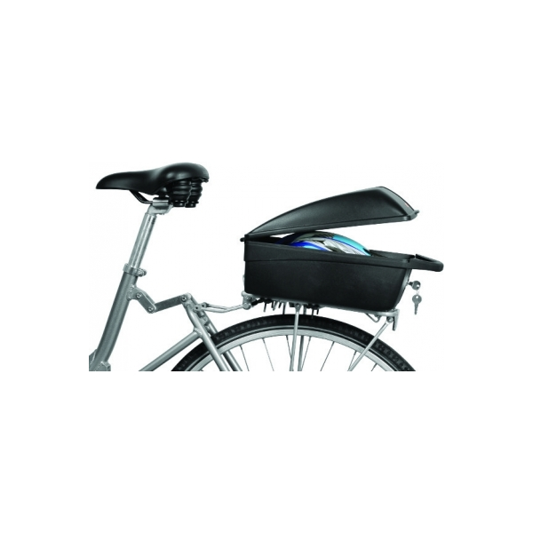 Topkoffer Polisport Luxe - zwart (vaste montage op drager)