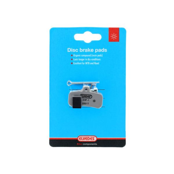 Elvedes cable systems bv schijfremblokset elvedes - shimano - organische compound (resin) - 1 paar