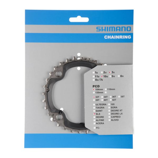Shimano kettingblad 32T SLX steek 104 Y1N998050 10V