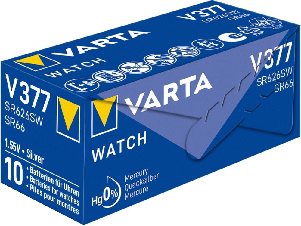 Varta knoopcel batterij v377 sr626 horloge