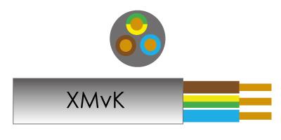 Xmvk kabel 3x2,5 mm2 100 meter