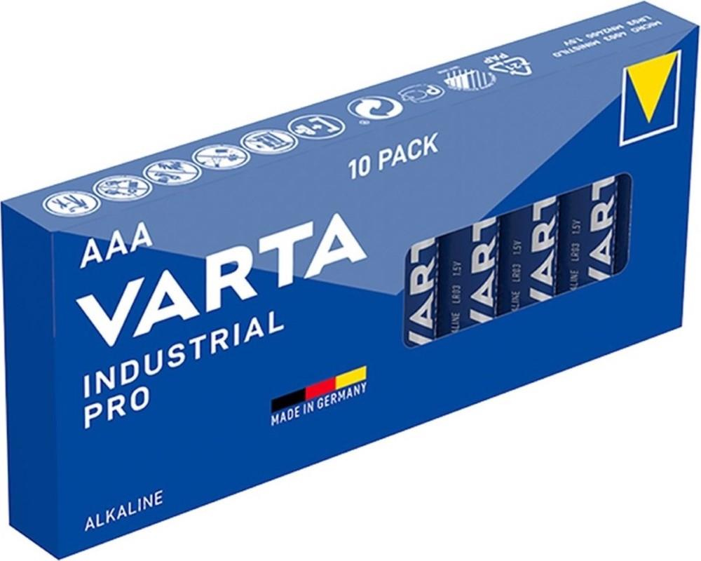 Varta industrial pro aaa lr03 mini penlite per 10 stuks in doos