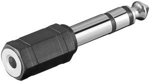 Goobay Goobay Adapter 3,5 mm Jack > 6,35 mm Jack