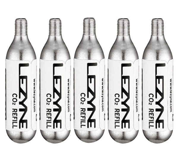 Lezyne co2 replacement cartridges 16g pack of 5