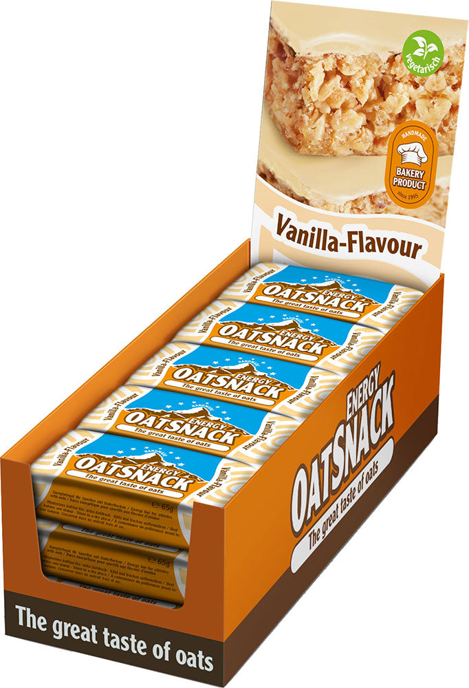 Oatsnack energy bar box of 15 | karamell-kokos-creme