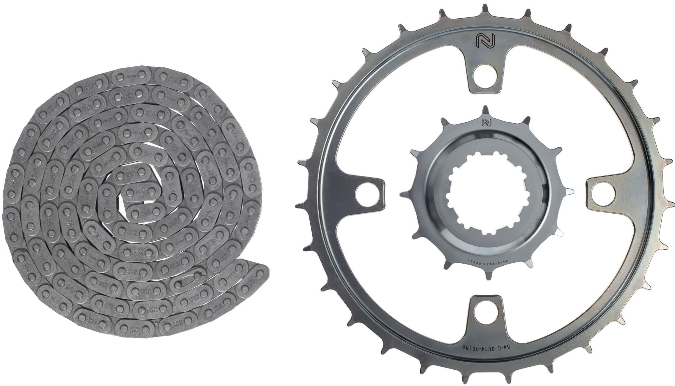 Aandrijfset Enduo Cargo Enviolo Bosch Gen4 geschikt voor E-Bikes - zilver