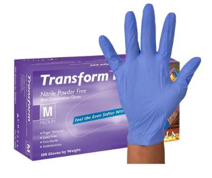 Aurelia gloves aurelia transform 100 nitril poedervrij blauw l