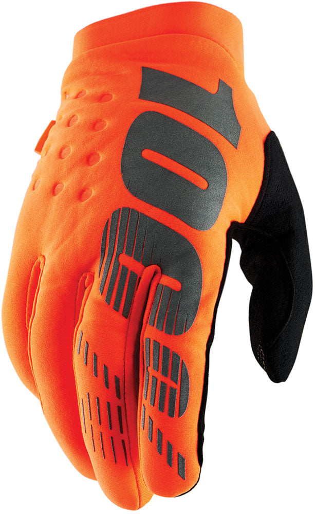 100% brisker - mtb thermal gloves | s