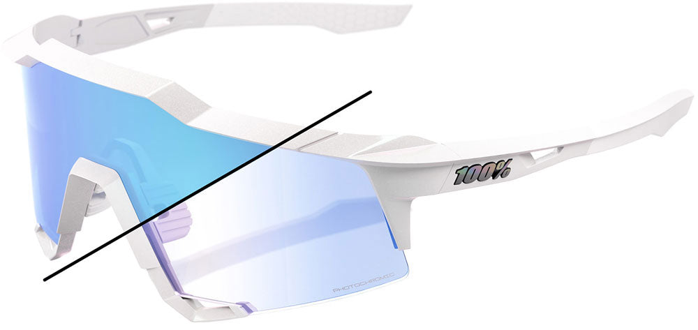 100% speedcraft (photochromic lens) bastille - sports glasses